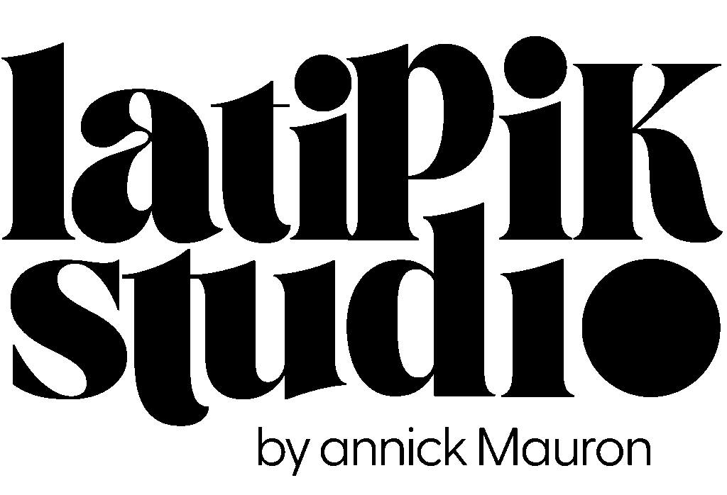 latipiK Studio logo noir by annick Mauron